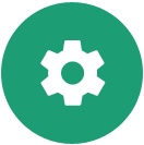 Large gear icon