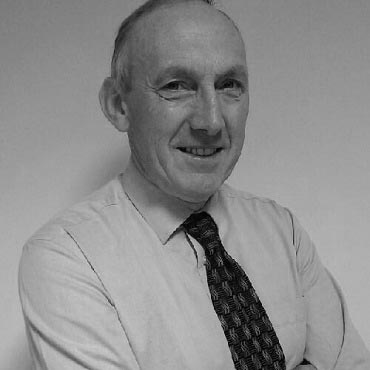 Black and white Diarmuid Everard picture